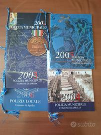 LOTT0 5 CALENDARI POLIZIA MUNICIP. COM. DI APRILIA