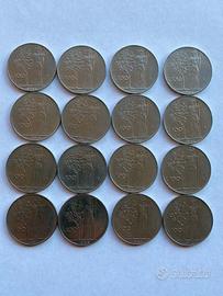 Lire 100 dal 1955 al 1970