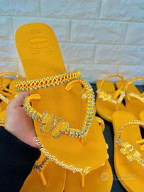 Havaianas Farfalle decorate con Swarovski