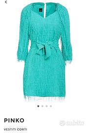 Vestito Pinko Verde Acqua Marina