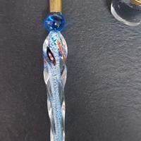 Set calamaio e pennino vetro murano