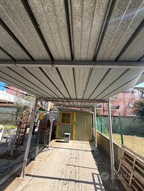 Pergola/copertura in Ferro