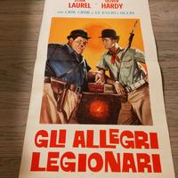 locandina STANLIO OLIO " GLI ALLEGRI LEGIONARI"