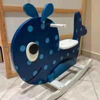 Cavalluccio dondolo legno RocketBaby