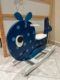 Cavalluccio dondolo legno RocketBaby