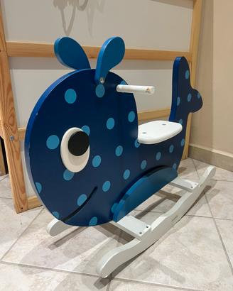 Cavalluccio dondolo legno RocketBaby