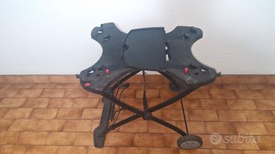 carrello Weber più piastra liscia