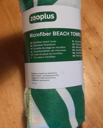 telo microfibra zooplus 70 x 150 cm  x cane gatto 