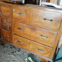 credenza a cassettoni 