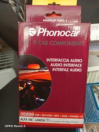 interfaccia audio connessione USB SD MP3 IPhone 