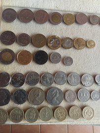 100 Monete di diversi stati (piu di 35) 1960-2010