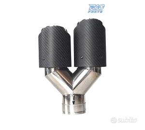 TERMINALE SCARICO IN CARBONIO DOPPIO DESTRO LOOK A