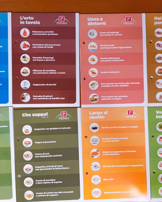 Schede ricette per cucinare: lotto 48 pezzi
