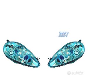 FARI PER FIAT GRANDE PUNTO 05-08 ANGEL EYES FONDO 