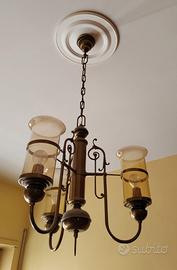 Set lampade: 2 lampadari, 2 lampade,  1 applique