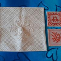 Fodera cuscino e 2 presine di Orosei Sardegna