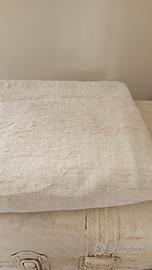 Telo vintage canapa tessuto  a mano 220x310