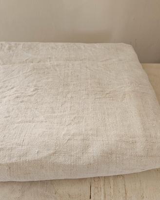 Telo vintage canapa tessuto  a mano 220x310