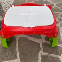 Tavolino disegno-giochi con porta oggetti