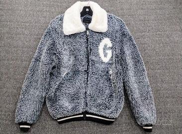 bomber pelliccia  sintetica jacquard Guess 