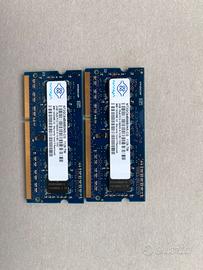 Ram DDR3L 4gb (2x2gb) Sodimm Sdram