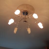 lampadario + 2 lampade da comodino