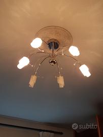 lampadario + 2 lampade da comodino