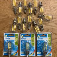 18 lampadine LED filamento E14 – luce naturale 420