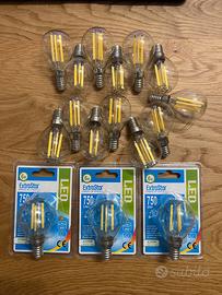 18 lampadine LED filamento E14 – luce naturale 420