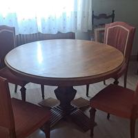 Tavolo Tondo con 4 Sedie