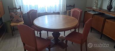Tavolo Tondo con 4 Sedie