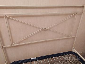 Letto in ferro una piazza e 1/2 rete ortopedica