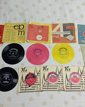 Lotto dischi vinile promozionali rari anni 60
