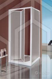 PORTA PER DOCCIA, A DUE ANTE A SOFFIETTO