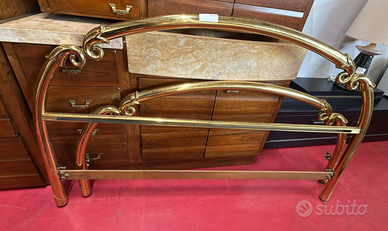 Letto Matrimoniale In Ottone Nuovo da esposizione