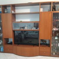 Parete attrezzata salone