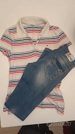 polo t-shirt TOMMY HILFIGER ORIGINALE tg. M