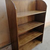 Mobile Vetrina 4 ripiani scorrevoli legno noce