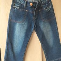 jeans Pinocchietto con farfalla