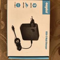 Caricabatterie, alimentatore Usb-c da 65w