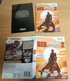COPERTINA E LIBRETTI GIOCO RED STEEL 2 NINTENDO WI