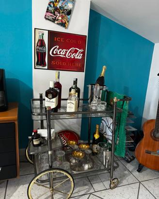 Fine carrello porta alcolici