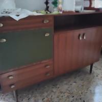 salotto da pranzo credenza stile svedese anni 60