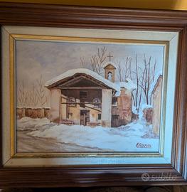 quadri d'epoca di pittori locali piemontesi