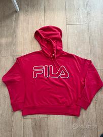 Felpa fila donna con cappuccio