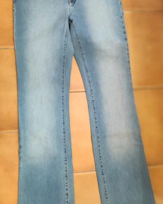jeans elasticizzati ,vita alta .donna 