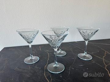 Set 4 bicchieri da Martini La Rochere