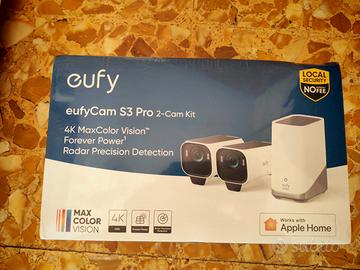 Kit eufyCam S3 Pro (2 Telecamere + HomeBase) - NUO