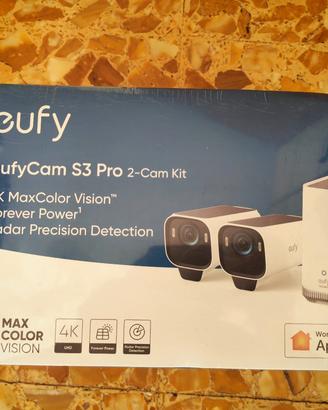 Kit eufyCam S3 Pro (2 Telecamere + HomeBase) - NUO
