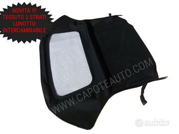 Capote Fiat Barchetta tessuto lunotto con zip 2023